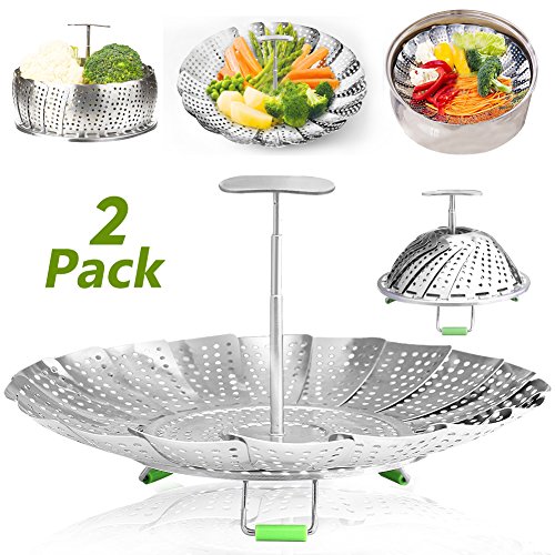 Vegetable Steamer Basket Stainless Steel Veggie Steamer Insert for