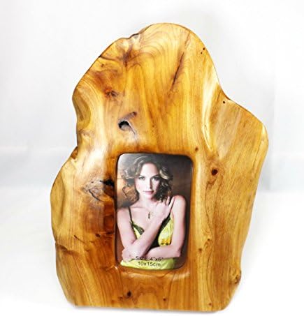 Coastal Wood Hand Carved Stump or Root Wooden Picture Frame (5X7)