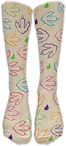 Cute Dinosaur Footprints Woman Great Custom Socks