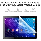 KuBi Tablet Android 10 Inch Unlocked 4G Phone Tablet PC with Dual SIM Card Slots Dual Camera Cell Phone Support 3G 4G WiFi GPS 4GB+64GB MTK6753 2.0GHz Octa-Core IPS Screen 1200×1920 (Black)