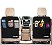 Enovoe Kick Mats with Back Seat Organizer - Premium Car Backseat Protector with Storage Pockets for The Backseat of Your Car - 2 Pack