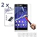 2X for Sony Xperia Z2 Nacodex HD Premium Tempered Glass Screen Protector