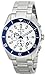 Bulova Men's 98B204 White Stainless Steel Watch with Link Bracelet