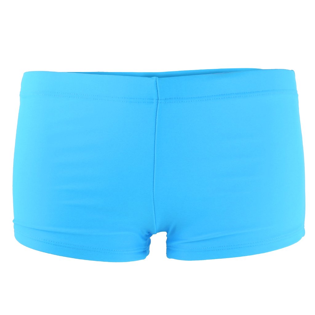 phenovo women plain bikini boy-short swim swimwear short brief bottoms gym m