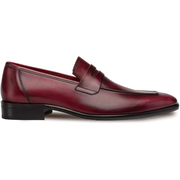 Mezlan Santander Men\'s 11.5 Burgundy Leather Kiltie Tassel Loafer Dress Shoe EUC Mezlan Santander Kiltie Tassel Loafers Shoes Burgundy  main image 3