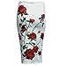 Women OL Style High Waist Floral Geometric Retro Sheathy Midi Pencil Skirt (M,2)