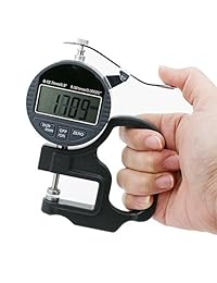 QST 0.001 mm, medidor de espesor electrónico, 10 mm de grosor, micrómetro digital, medidor de grosor, comprobador con salida de datos RS232