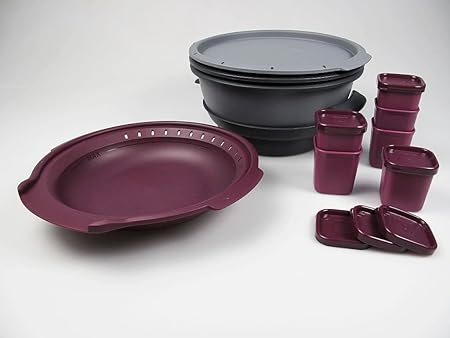 Tupperware I101 Micro gourmet de vapor microondas gris + de colour ...