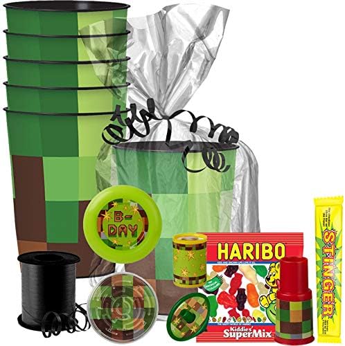 TNT Party Favours Gift Cup Kit for 8 - Toys & Sweets