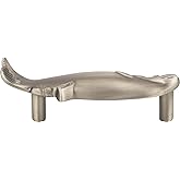 Atlas Homewares 2217-NO 4-Inch Fish Pull, Pewter