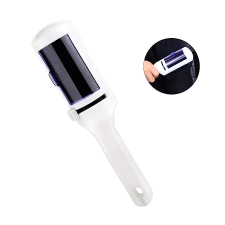 Nomisty Fusselbürste Selbstreinigend, Fusselrolle für Haustierhaar, Tierhaar Roller, Haustier harrentferner Rolle, Entfernung