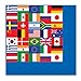 International World Flags Party Supplies Bundle Pack for 16 (Plus Party Planning Checklist by Mikes Super Store)