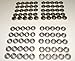 Stainless Steel Snap Fastener's, 50 Piece, Cap and Socket Only, Marine Grade primary