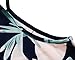 Sidefeel Women Floral Print Halter Sleeveless Mini Short Dress Samll Navy