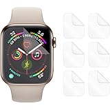 Harper Grove Clear Screen Protector for Watch Series 4, 40mm, Easy Installation Screen Protector Compatible with Apple Watch Series 4, 40mm (6-Pack)