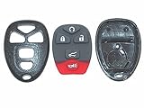 2007-2012 GMC Acadia Keyless Entry Remote Replacement Case and Pad (no electronics included) and Free World Wide Remotes Guide