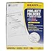 C-Line Recycled Project Folders with Thumb Cut Fronts, Reduced Glare, Letter Size, Clear, 25 per Box (62127)