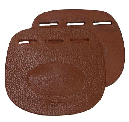 Paris Tack Billet Guards for English Horse Saddles - Pair Chestnut