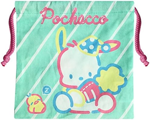 Sanrio Pochacco Drawstring Bag Stripe SRKN1283