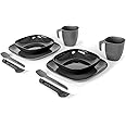 UCO 2-Person Camping Mess Kit with Bowl, Plate, Collapsible Cup, Switch Camping Spork and Mesh Bag