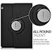 kwmobile Rotating Case Compatible with Huawei MediaPad T3 10 - Case PU Leather Tablet Cover with Stand - Black