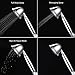 CLOFY Anti-clog Shower Head, Handheld Shower with Hose and Holder, High Pressure 3 Setting Spray Function Hand Shower Head