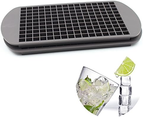 Mini Small Silicone Ice Balls Candy Molds &amp; Ice Cube Trays - Hearts, Small Silicone Ice Balls - Silicone Chocolate Molds - Fun, Toy Kids Set (Grey)