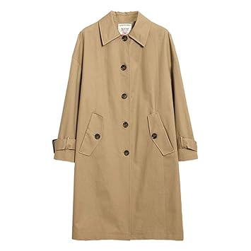 Amazon Co Jp ジャケット トレンチコート レディースロングトレンチ