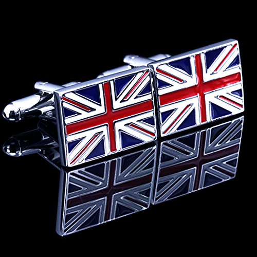 Organizer Per Gemelli Da Armadio Casa E Cucina Ruikey Trendy Gemelli Bandiera Inglese Gemelli Camicia Formale Di Moda Regalo Per Gli Uomini