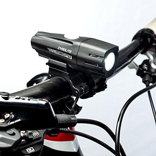 Cygolite Metro 700 Lumen USB Rechargeable Bicycle Headlight Black