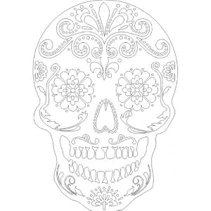 Amazon.com: Day Of The Dead stencil