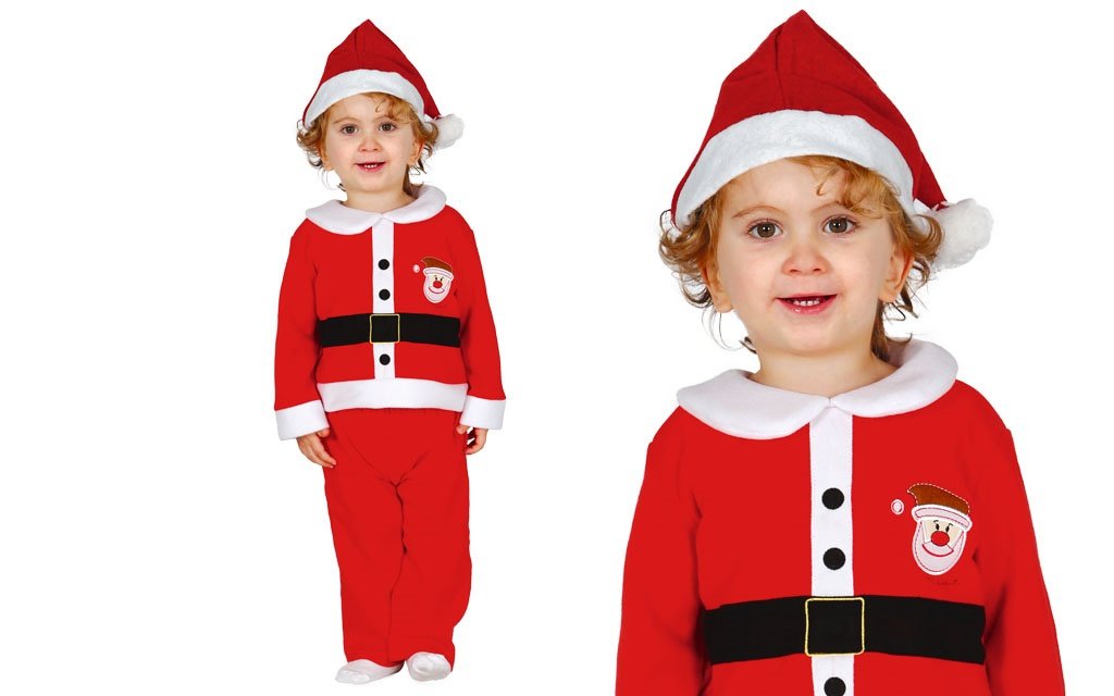 GUIRCA COSTUMES Baby Santa Costume, Red, Unisex, 6/12 Months - 24+ Months, Christmas