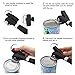 DEMTER Manual Stainless Steel Can Opener Design with Ergonomic Soft Grips Handle Safety Smooth Edge Side Cut and Turn Knob, Lid Lifter That Won't Touch Food,Best New kitchen supplies, Black