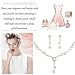 EleQueen Women's Cubic Zirconia Simulated Pearl Bridal Necklace Earrings Jewelry Set Ivory Color