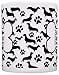 Best Dachshund Doxen Mom Dad Ever Bundle Paws Dogs 2 Pack Gift Coffee Mugs Tea Cups Bone Pattern