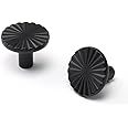10 Pack Cabinet Knurled Knobs Matte Black And Champagne - View #7