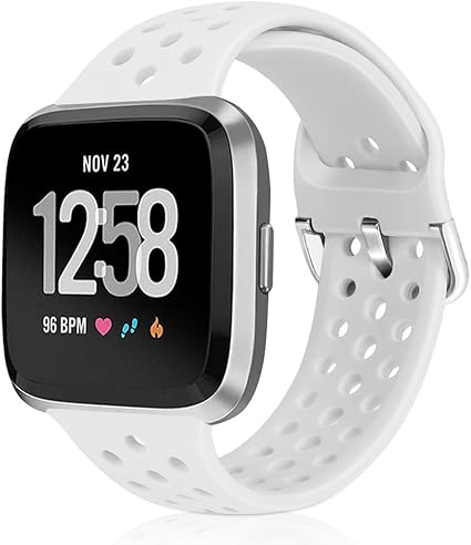 fitbit versa with white band
