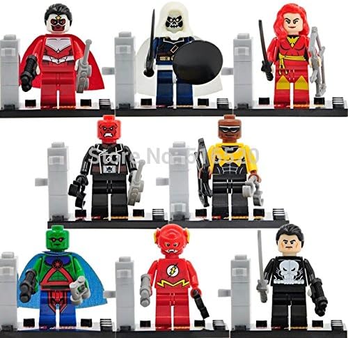 NW Super Heroes Avengers Minifigures Dark Phoenix Taskmaster Punisher Building Blocks 8pcs/lot Set Model Toys Figures Within Sticker collection from NW Store(Without Original Box)
