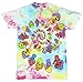 Swirling Mushrooms Mushroomtopia Tie Dye Graphic T-Shirt - X-Large