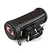 LTGEM Travel Case Riding Pack Carrying Bag for UE BOOM 1/ UE BOOM 2 Wireless Bluetooth Speakers - PU Leather, Black