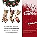 3 Pcs 18” Christmas Stockings Large Size with 3D Santa/Snowman/Reindeer, Xmas Stocking For Gifts Stuffers & Christmas Party Decoration
