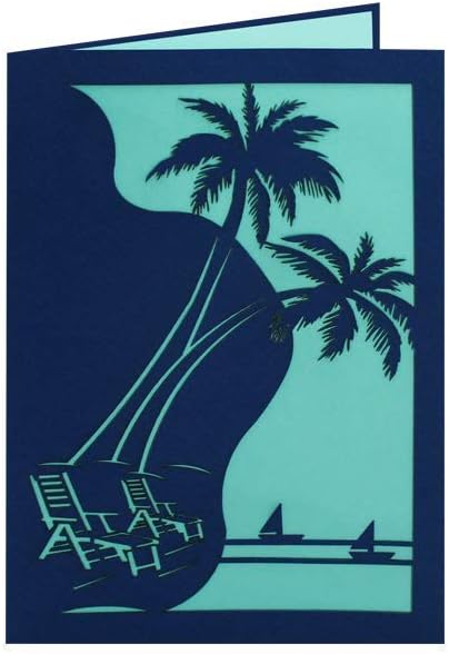 Sweetpopup® 3D Beach Pop-Up Card, Ideal for Birthdays Summer Holidays, Vacations, Honeymoons - Image 5