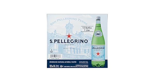 San Pellegrino Sparkling Agua Mineral Natural, 33.8-ounce ...