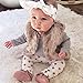 AMA(TM) 3PCS Newborn Baby Boys Girls Romper+ Pants +Headband Outfits Clothes (18M, Grey)