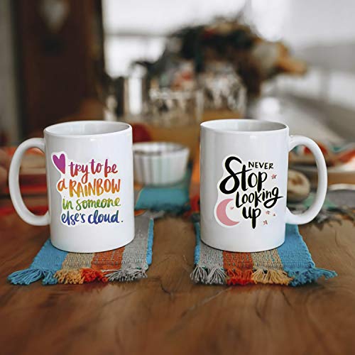 112pcs Inspirational Stickers for Water Bottles, [Hello World] 50pcs Motivational Stickers+72pcs Reward Stickers for Scrapbook, Planner, Students, Quote Positive Word Stickers for Teen