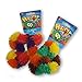 Tangle Jr. Hairy Sensory Fidget Toy, Green Purple Orange Yellow