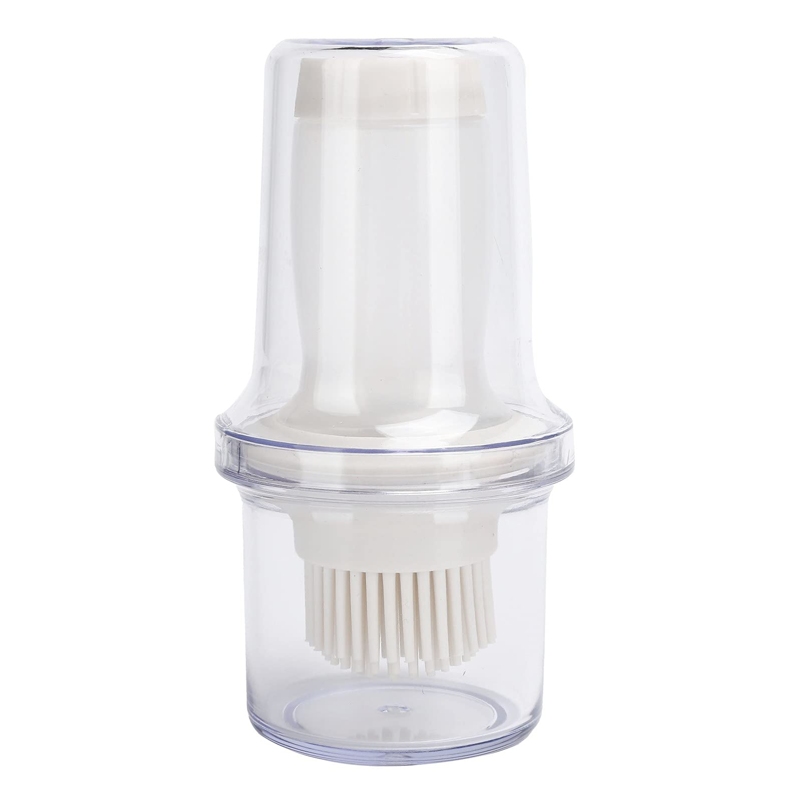 TOPINCN Silicone Oil Brush Bottle, Grey White, Perfect Kitchen Utensil for Evenly Applying Oil, High Temperature Resistant, Suitable for Baking, Barbecue, and More