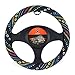 15 inch New Baja Blanket Car Steering Wheel Cover Universal Fit Most Cars Automotive Blue Ethnic Style Coarse Flax Cloth