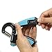 TOMSHOO Hand Grip Strengthener Hand Strength Trainer Exerciser Gripper Adjustable Resistance 22-88 Lbs Update With Counter (Blue)