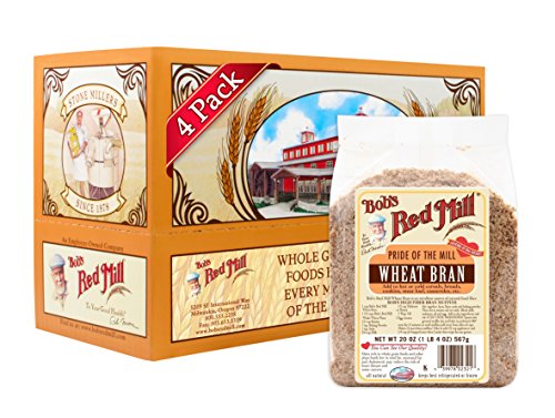 Bob s red mill wheat bran, 20 ounce (pack of 4)